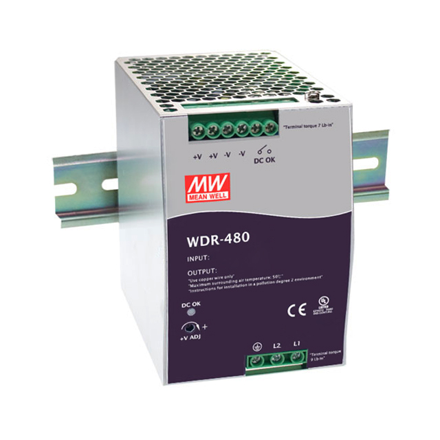 WDR-480-24 AC/DC CONVERTER 24V 480W