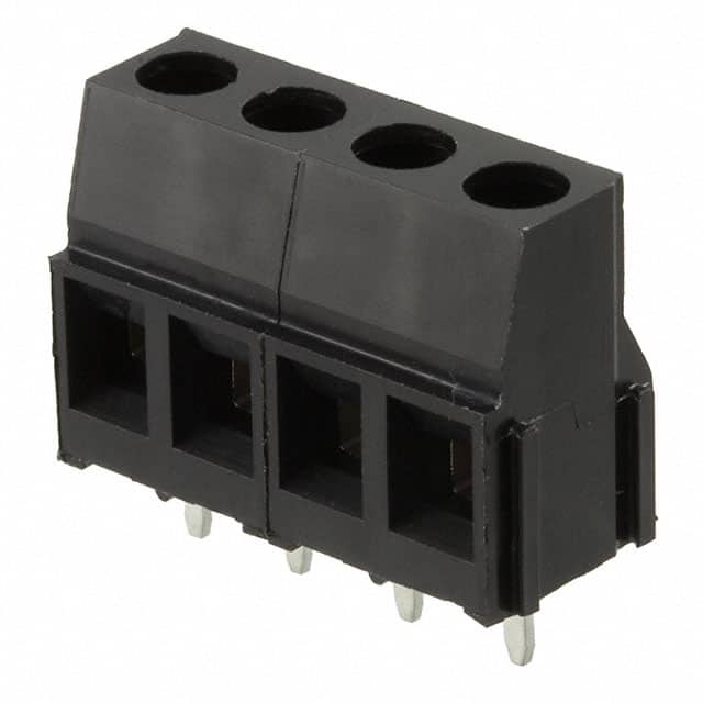 ELM041200 CONN TERM BLOCK 4POS 5.08MM R/A