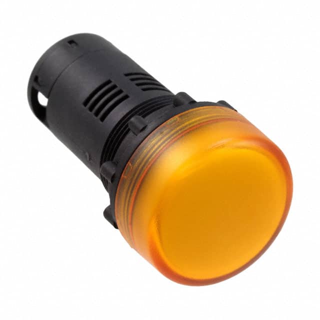 M22R-EY-24A INDICATOR FLAT YELLOW 24V LED