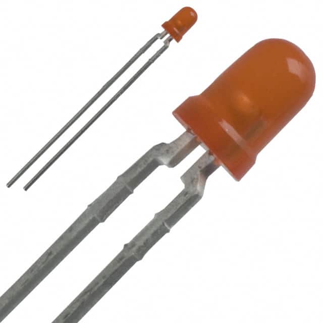 LA 3366-R1T2-1-0-20-BULK LED AMBER DIFF 3MM ROUND T/H