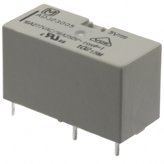 ADJ21005 RELAY GEN PURPOSE SPST 16A 5V