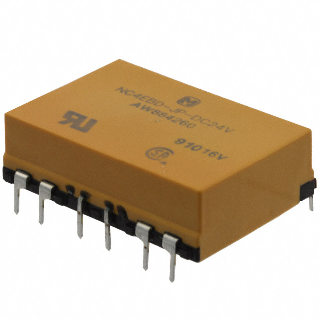 NC4EBD-JP-DC24V RELAY GEN PURPOSE 4PDT 5A 24V