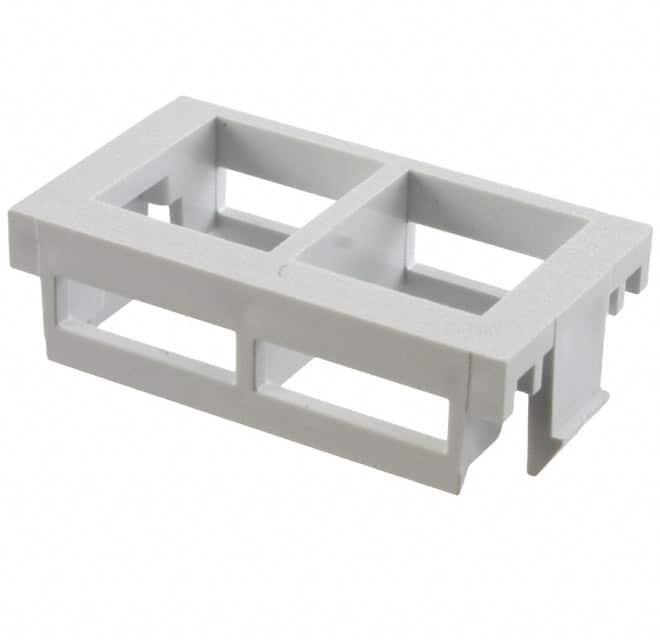 NKHF2MWH-X MOD INSERT 1/3SIZE 2PORT WHITE