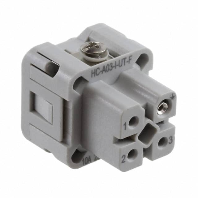 1585223 INSERT FMALE 3POS+1GND SCREW