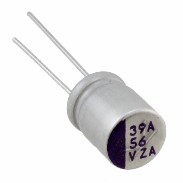 35PZA56M8X10 CAP ALUM POLY 56UF 20% 35V T/H