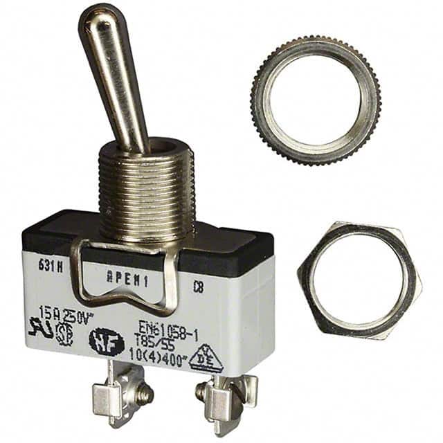 631H SWITCH TOGGLE SPST 15A 125V