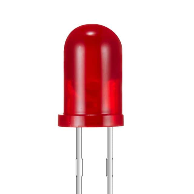 XLM2CRK12W LED RED CLEAR 5MM ROUND T/H