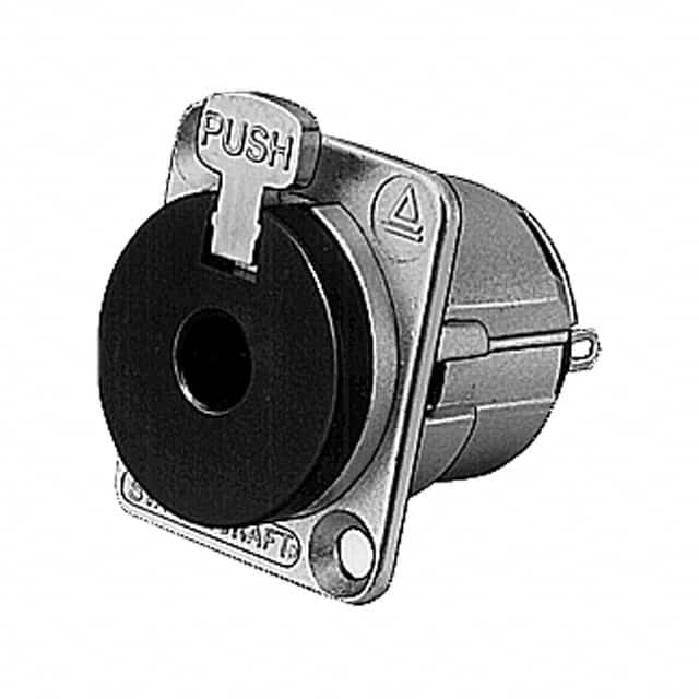 E112BL CONN JACK STEREO 6.35MM PNL MNT