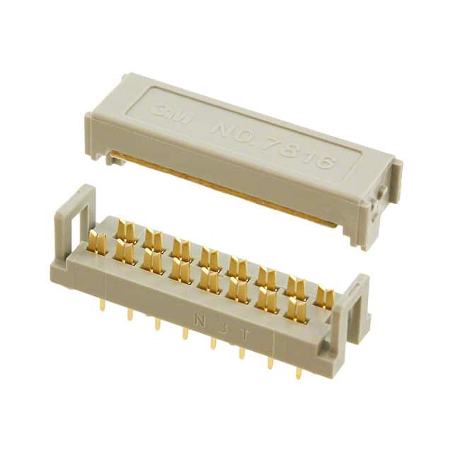7816-0000PR CONN 16POS .1X.1 IDC RIBBON PCB
