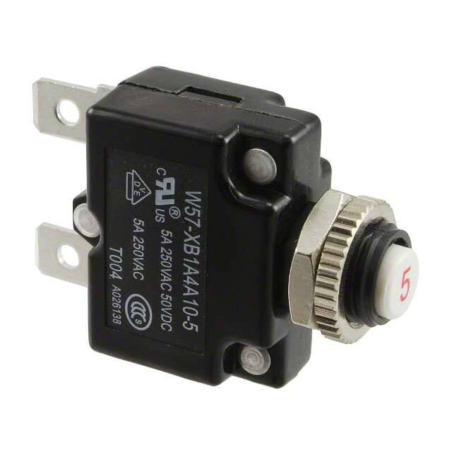 W57-XB1A4A10-5 CIR BRKR THRM 5A 250VAC