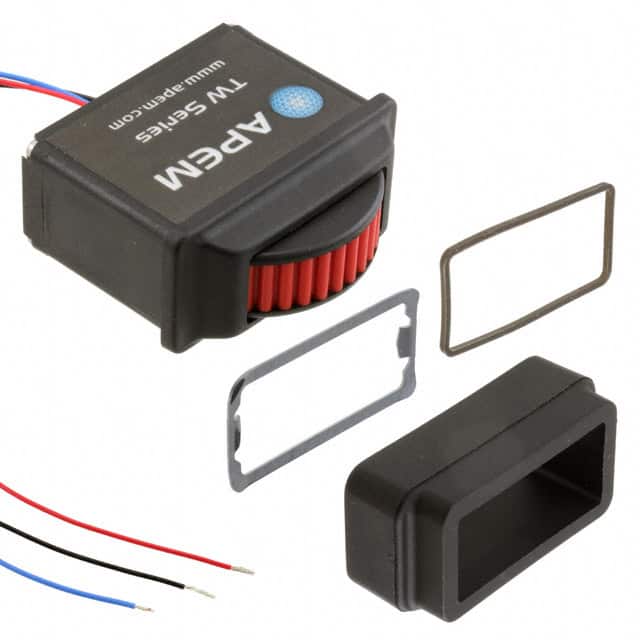 TW11RED1 SWITCH THUMBWHEEL HALL EFFECT