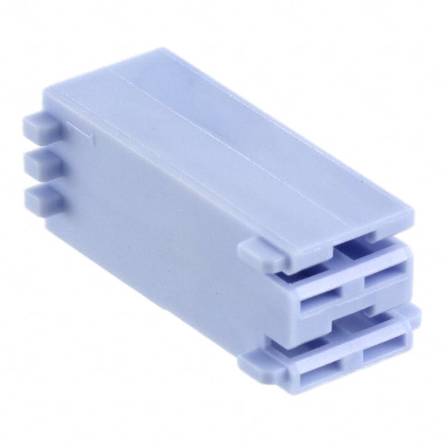 521204-1 CONN RCPT HOUSING 0.25 2POS BLUE