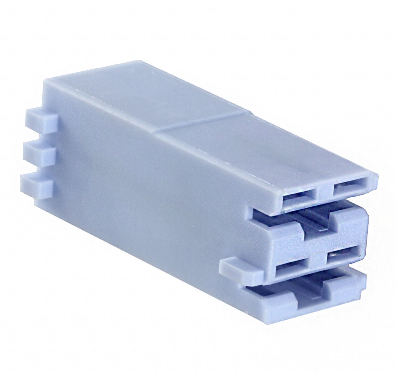 521204-2 CONN RCPT HOUSING 0.25 2POS BLUE