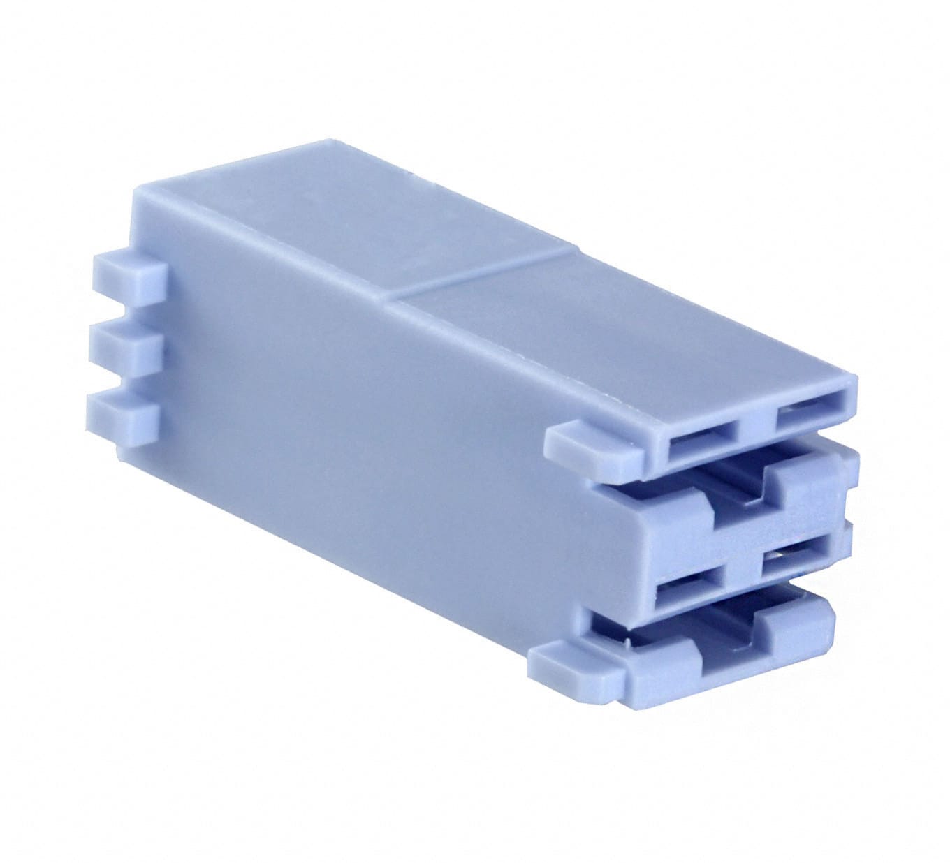 521204-6 CONN RCPT HOUSING 0.25 2POS BLUE