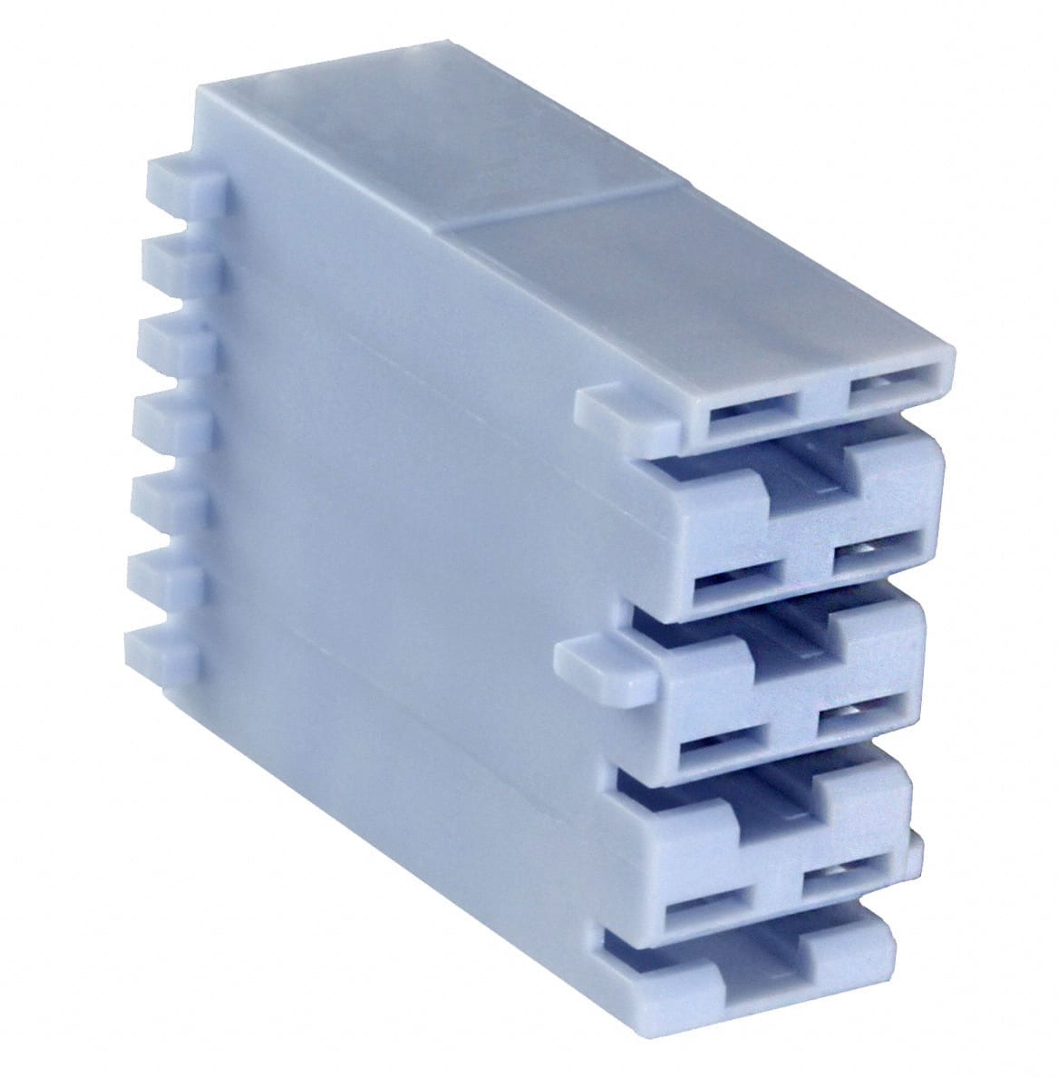 521206-1 CONN RCPT HOUSING 0.25 4POS BLUE