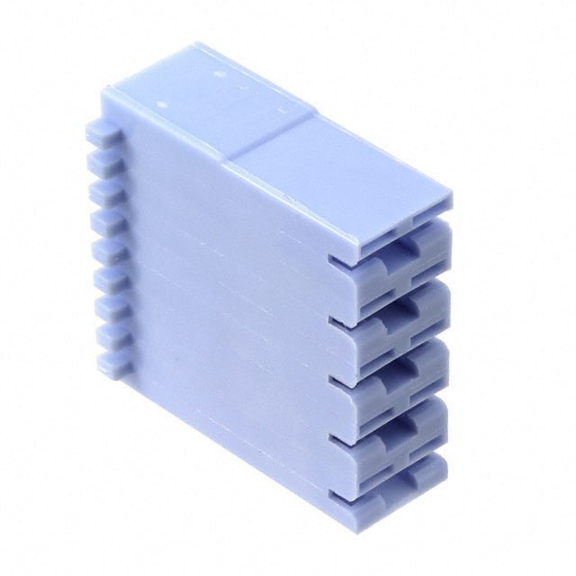 521207-1 CONN RCPT HOUSING 0.25 5POS BLUE
