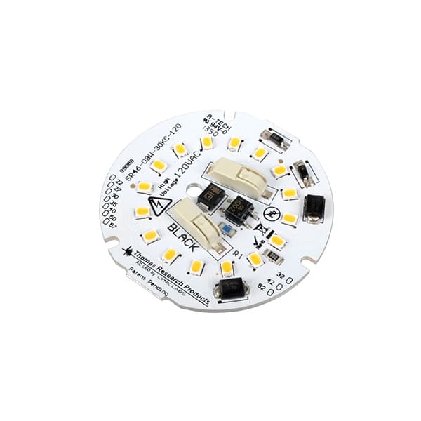 99083 LED RND 6W 30K-22K WOD 120VAC