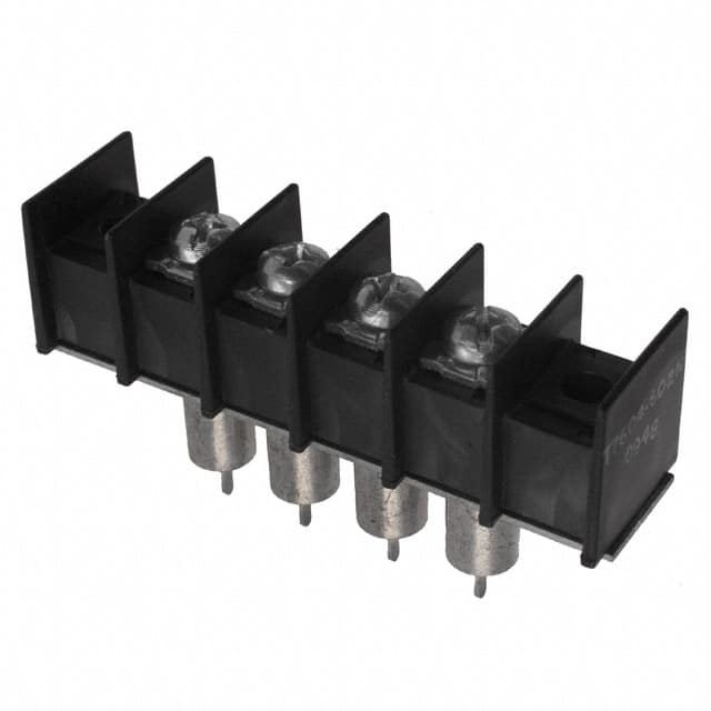 7604-602NLF CONN BARRIER STRIP 4CIRC 0.437