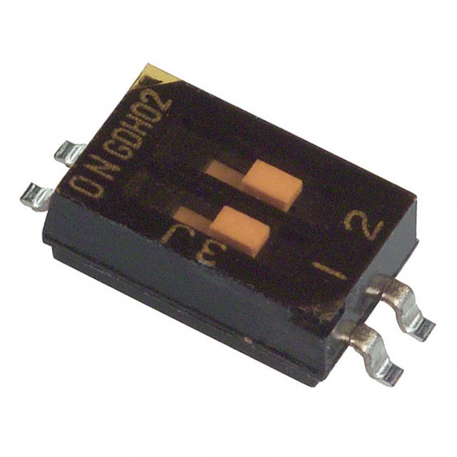 GDH02S SWITCH SLIDE DIP SPST 25MA 24V
