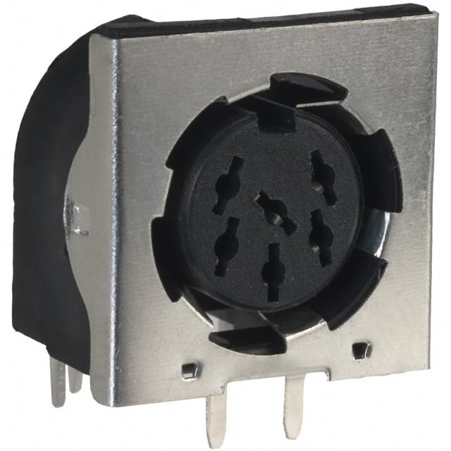 5212045-1 CONN RCPT FMALE DIN 6POS SOLDER