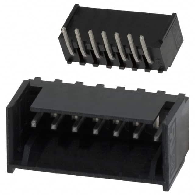 644803-7 CONN HEADER RTANG .100 7POS TIN