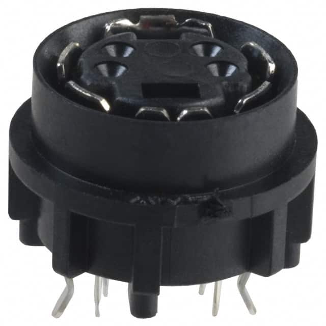 5750315-1 CONN RCPT FMALE MINI DIN 4P SLDR