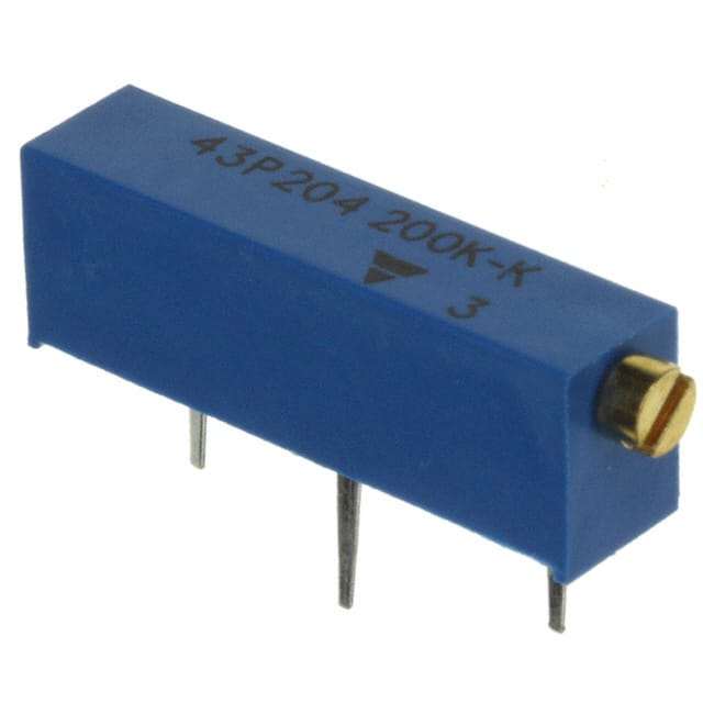 M43P204KB40 TRIMMER 200K OHM 0.75W TH