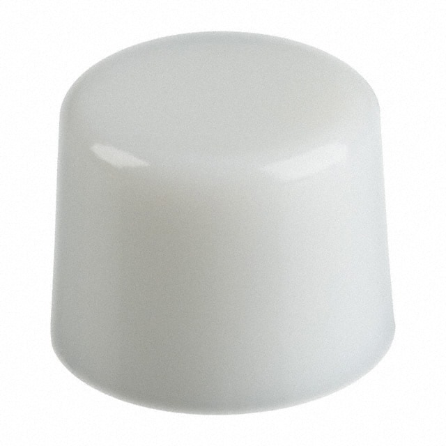708901000 CAP PUSHBUTTON ROUND WHITE