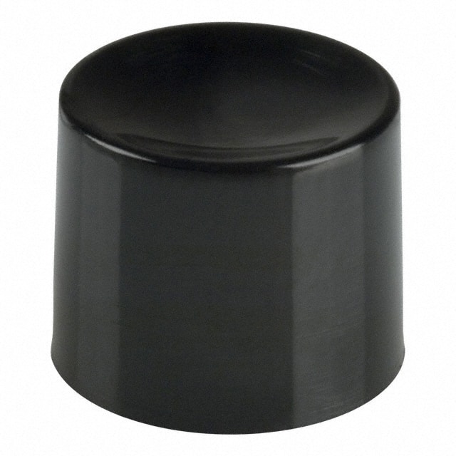 894102000 CAP PUSHBUTTON ROUND BLACK