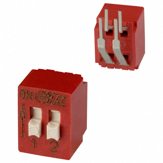 BD02AV SWITCH SLIDE DIP SPST 100MA 5V
