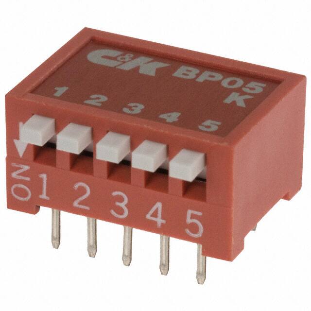 BP05KE SWITCH SLIDE DIP SPST 100MA 5V