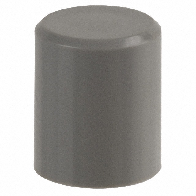 F0204 CAP PUSHBUTTON ROUND GRAY
