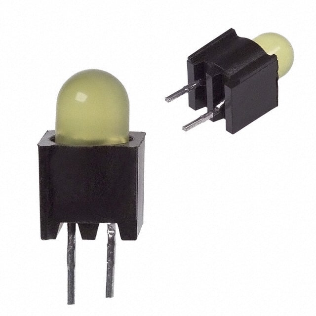 5381H7 LED YELLOW T1-3/4 VERTICAL PCB