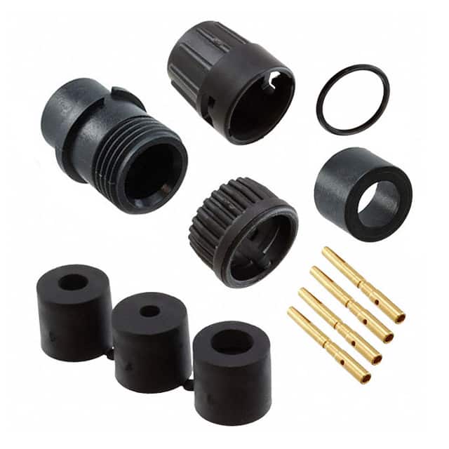 3380-4PG-3DC CONN PLUG MALE 4POS GOLD CRIMP