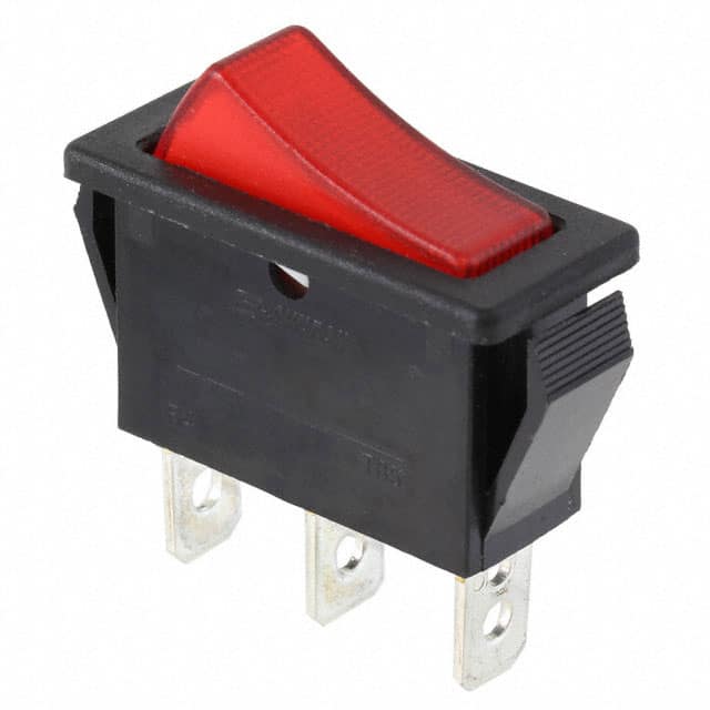 R4JBLKRILEF3 SWITCH ROCKER SPST 20A 125V