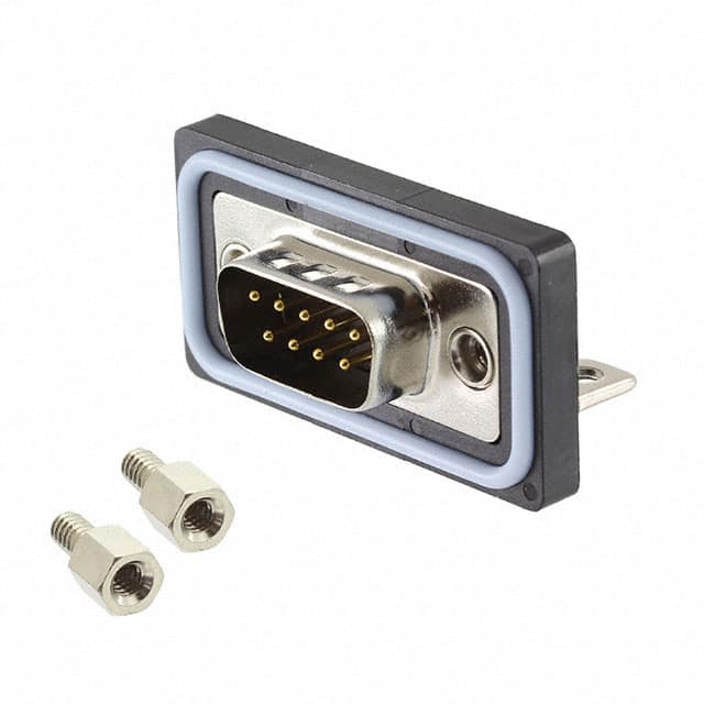 629-W09-240-015 CONN D-SUB PLUG 9POS R/A SOLDER
