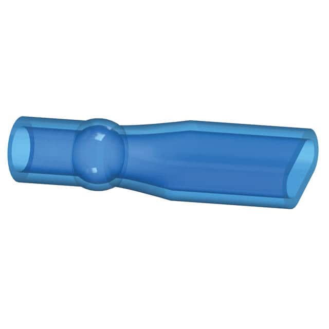 238032 CONN SLEEVE 0.25 1POS BLUE TRANS