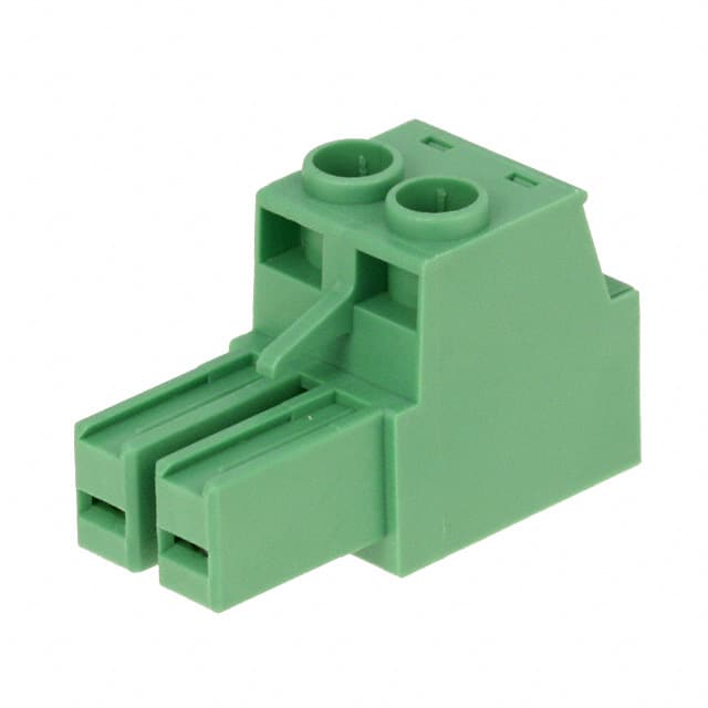 ET0201500000G TERM BLOCK PLUG 2POS STR 7.62MM