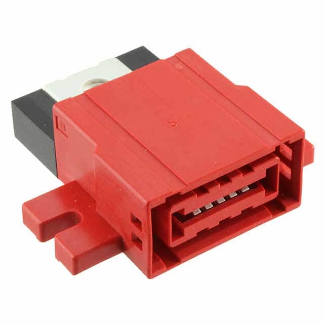 PS3C-B-1US CONN RECEPT PNL MNT RED