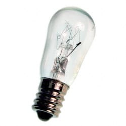 10S6-230V LAMP INCAND S-6 CANDELABRA 230V
