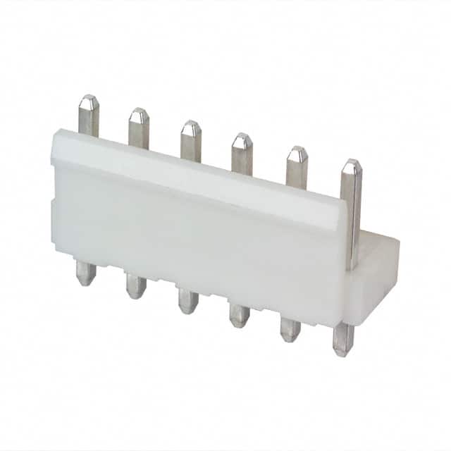 B6P-VH CONN HEADER VH TOP 6POS 3.96MM