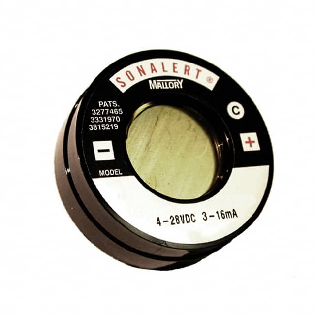 SBM428R AUDIO PIEZO INDICATOR 4-28V TH