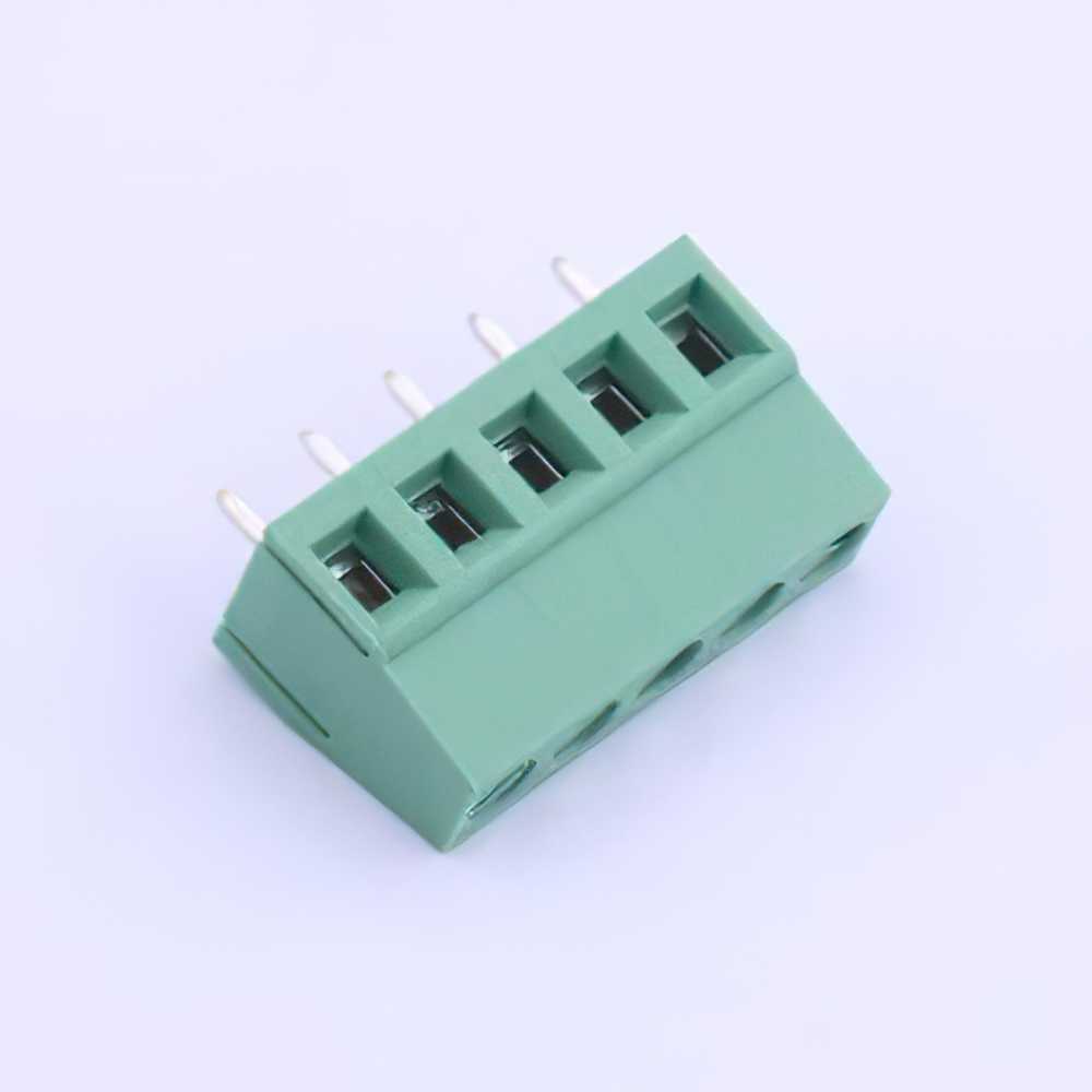 JL128-50005G015mm 1x5P Number of Rows:1 Number of P's per Row:5 Straight Pins