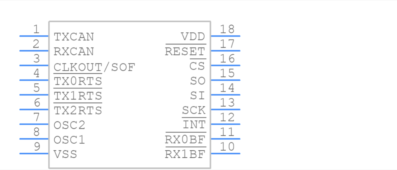 MCP2515T-I/SO